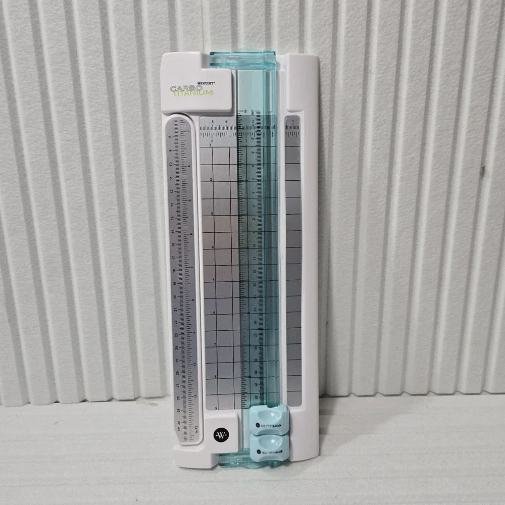 Westcott CarboTitanium 9 Inch Narrow Body Paper Trimmer &‎ Scorer Pre-Owned